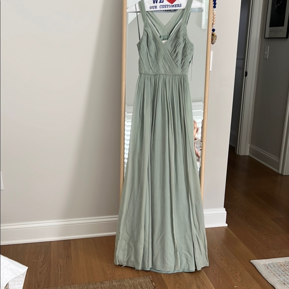 JCrew sage long dress
